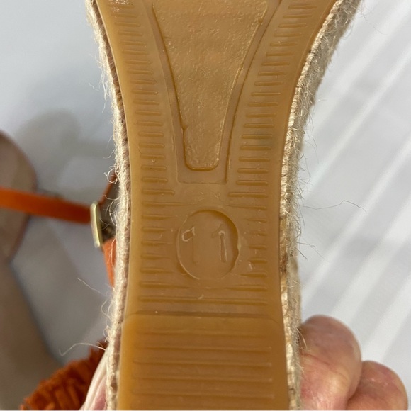 Sesto Meucci 8476 Womens Espadrille Wedge Sandals & Leather Fringe size 9.5 - Picture 9 of 11